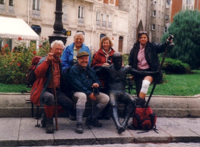 Pilger in Burgos